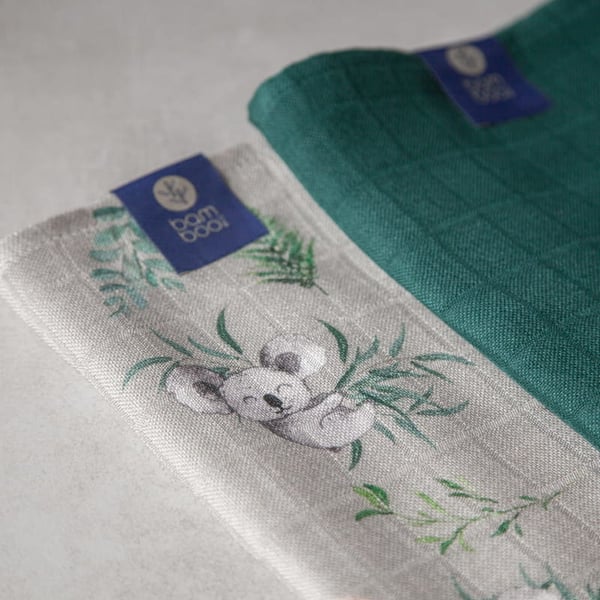 Texpol Bamboo Line bambuinen vauvanliina 30x30 koala