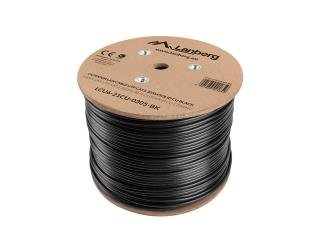 Lanberg UTP-kabel Cat. 6 305m udendørs CU-ledning sort