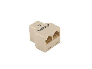 Lanberg adapter nätverkskontakt RJ-45 - RJ-45 X2