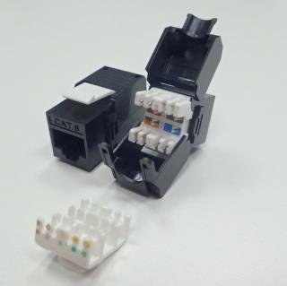 Keystone Jack RJ45 Cat. 6A UTP-modul, værktøjsfrit Netrack