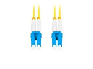 Lanberg SM LC/UPC-LC/UPC duplex fiberoptisk patchledning 3,0 mm lszh G657A1 3m gul