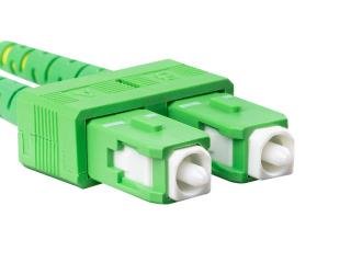 Lanberg SM LC/UPC-SC/APC duplex fiberoptisk patchkabel 3,0MM lszh G657A1 1m gul