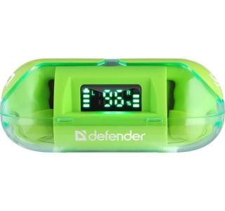 Defender Twins 916 trådløse Bluetooth-hovedtelefoner med mikrofon, grøn