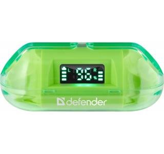 Defender Twins 916 trådløse Bluetooth-hovedtelefoner med mikrofon, grøn
