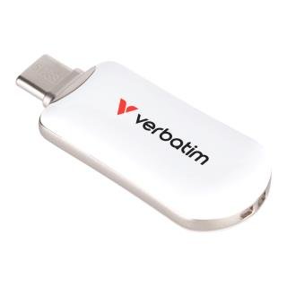 Verbatim Plectra 512GB USB-C 3.0 Pendrive valkoinen
