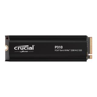 Crucial P310 1TB M.2 PCIe 4.0 NVMe 2280 SSD (7100/6000 MB/s) med køleplade
