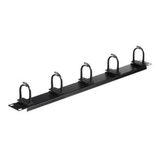 19''/1U kabelorganisatör - svart Netrack