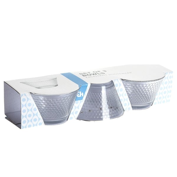 Lasiset kulhot 11,5 cm, 300 ml 3 kpl