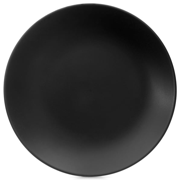 Sort keramisk desserttallerken 20,5 cm