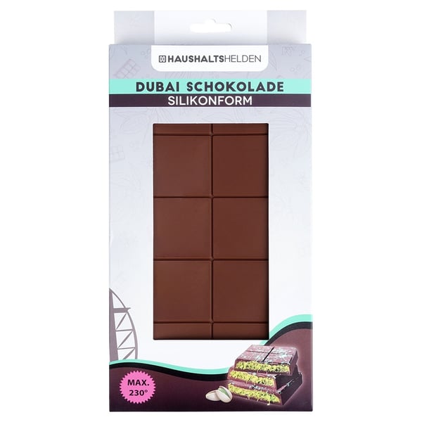 Silikoneform til Dubai-chokolade 25x13,5 cm