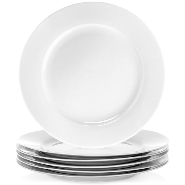 Flad porcelænstallerken MONA 27 cm 6 stk.