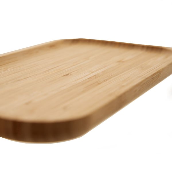 Bambuinen suorakulmainen tarjotin 25x13 cm
