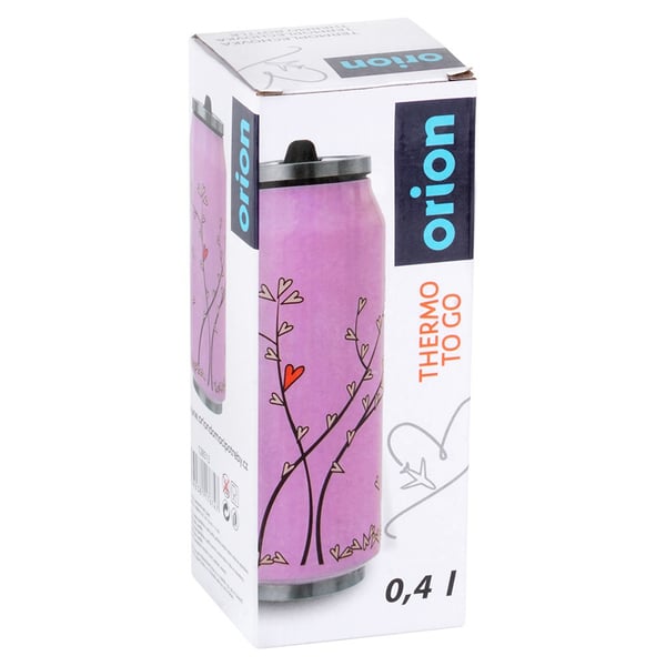 Termosmuki purkki vaaleanpunainen sydän 400 ml