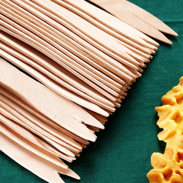 Puiset haarukat frites varten 8,5 cm 50 kpl
