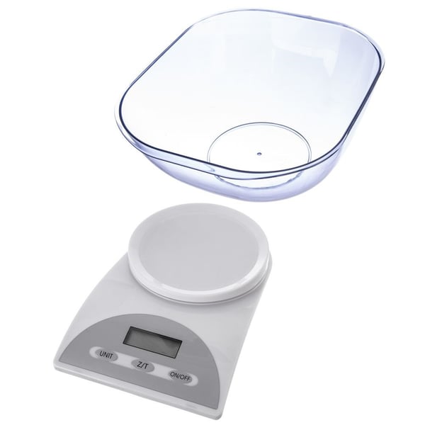 Elektroninen keittiövaaka kulholla 5 kg