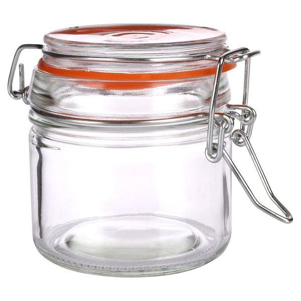 Patentglas med klemme 100 ml