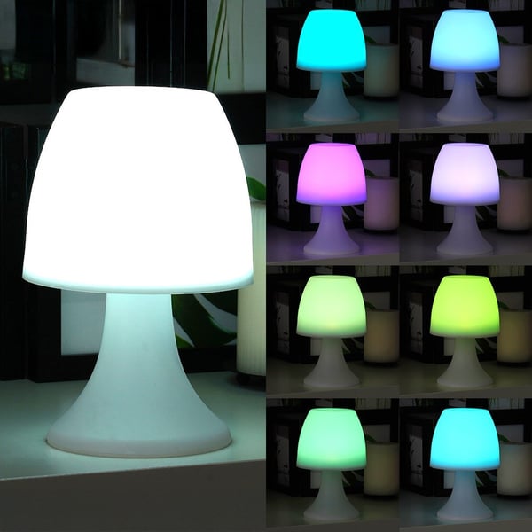 Nattlampa LED multifärg 19 cm