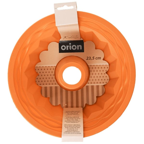 Oranssi silikoninen bundtmuotti SILLINIE 23,5 cm