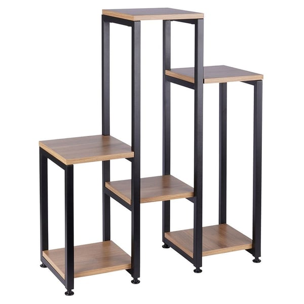 Metallinen 6-tasoinen kukkateline 80 cm