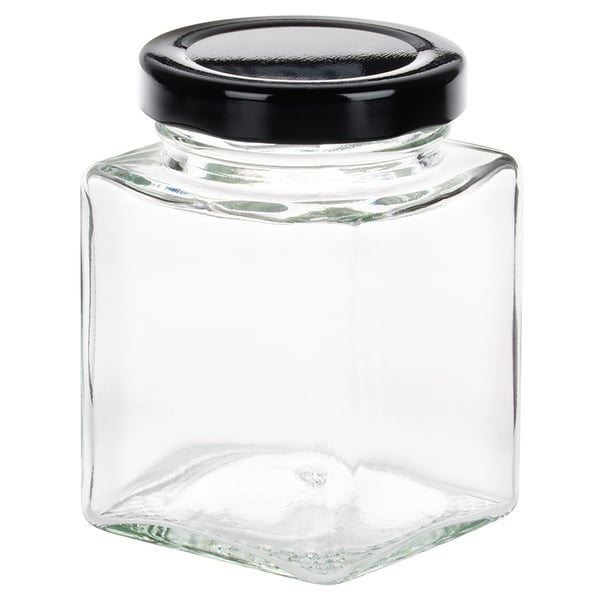 Lasinen maustesäiliö 100 ml 48 kpl + 180 tarraa