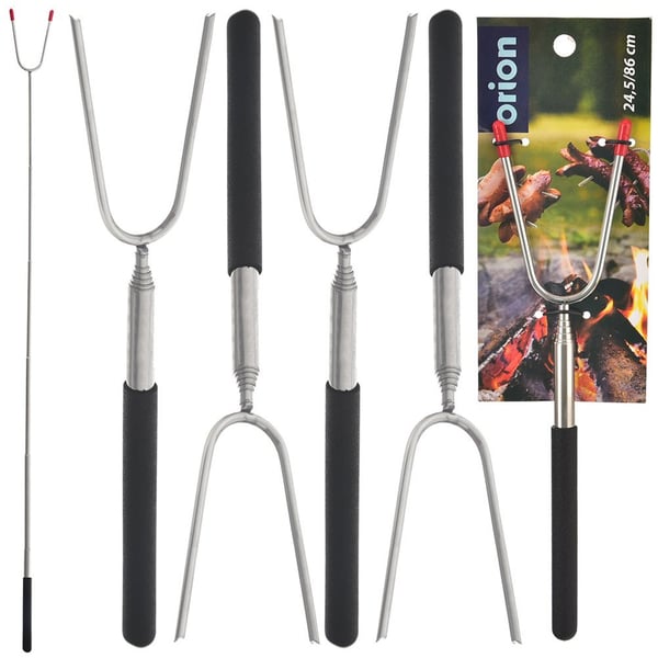 Teleskopisk bålpind 24,5-86 cm 4 stk.