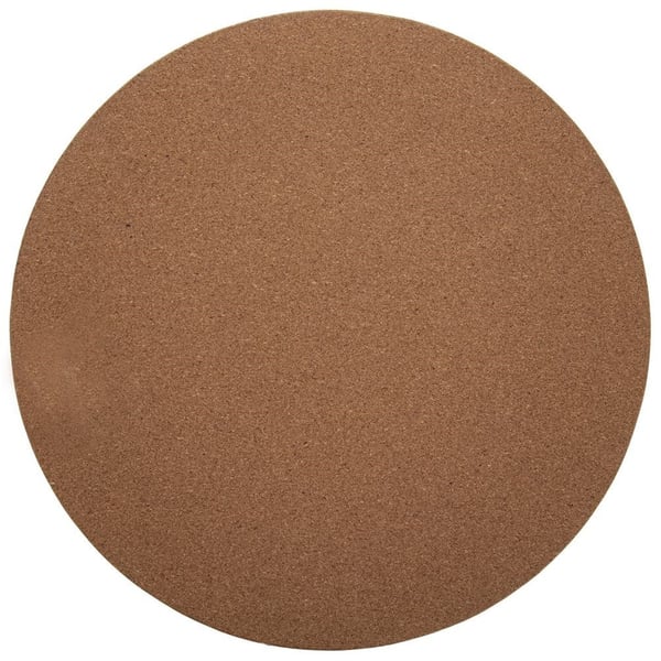 Rund kork bordmåtte WOODEN 38 cm