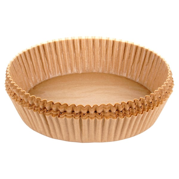 Paperinen pyöreä täyte öljyttömälle ilmakypsäimelle 19 cm 300 kpl