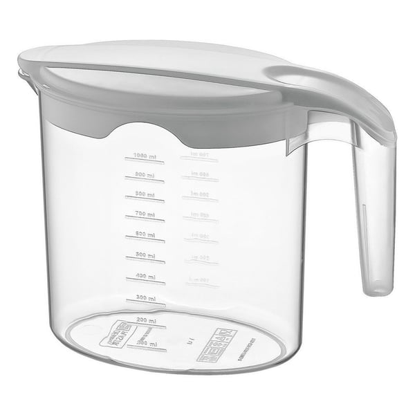 Plastik kande med låg 1 l
