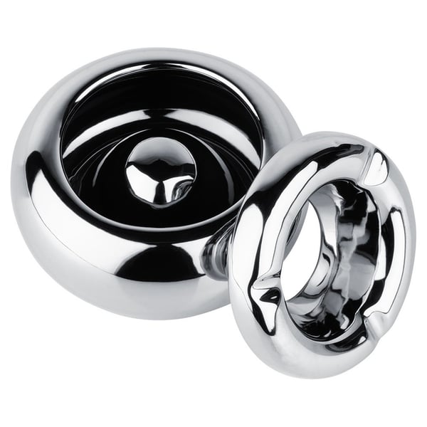 Askkopp dolomit silver rund 11 cm