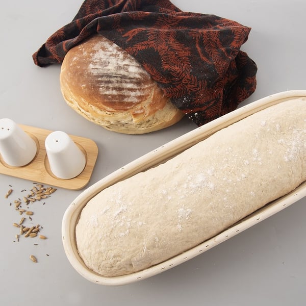 Rottinki-leivän kohotuskori 1,5 kg / 43x16x7 cm