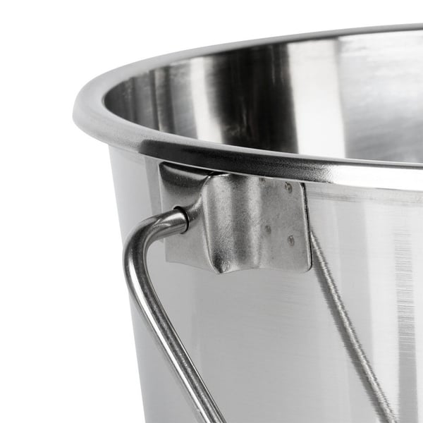 Ruostumattomasta teräksestä valmistettu ruokaämpäri 18 l