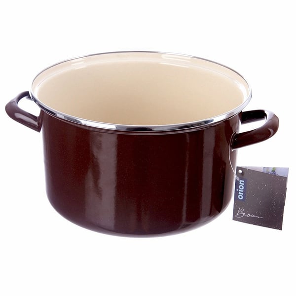 Emaljeret gryde BRUN 26 cm, 6,5 l