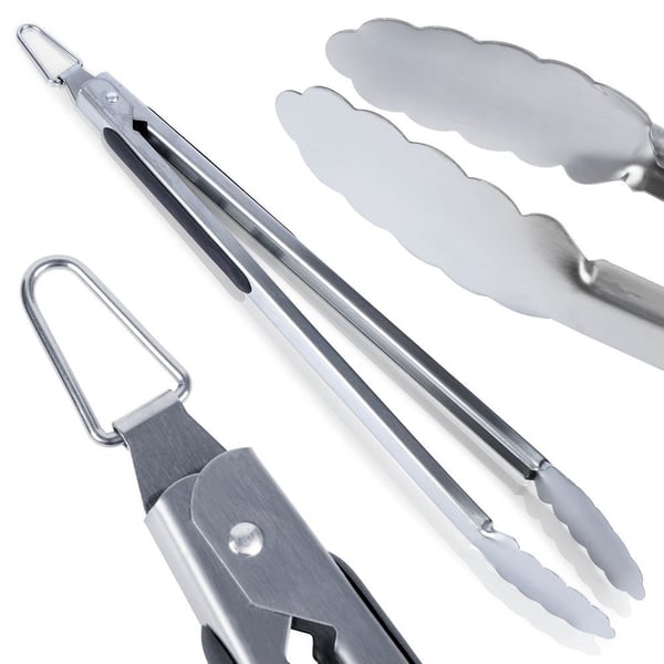 Grilltang i stål 43 cm