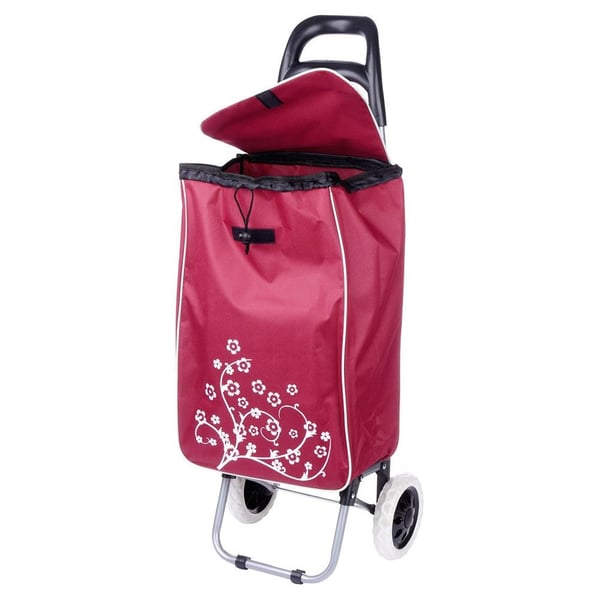 ostoskärryt ostoslaukulla bordeaux 30 l