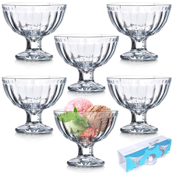 Glas glasskålar 180 ml 6 st