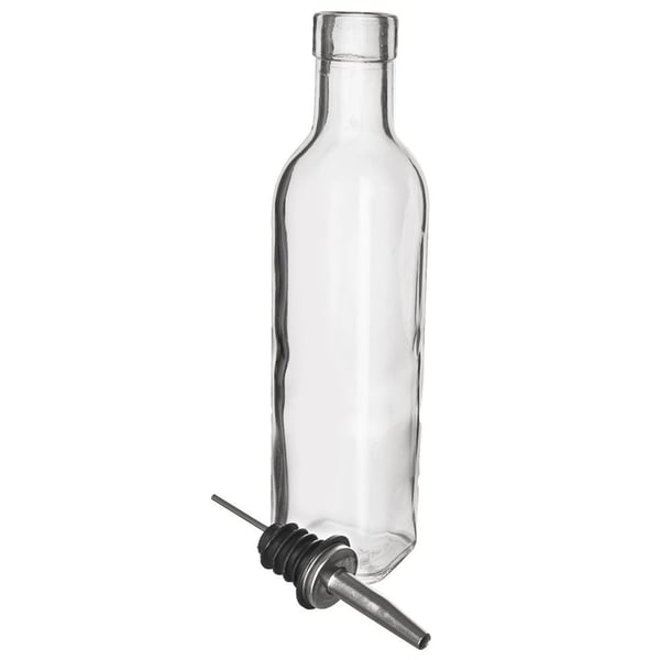 Lasiset pullot öljylle ja etikalle annostelijalla jalustalla 2 x 300 ml 3 kpl