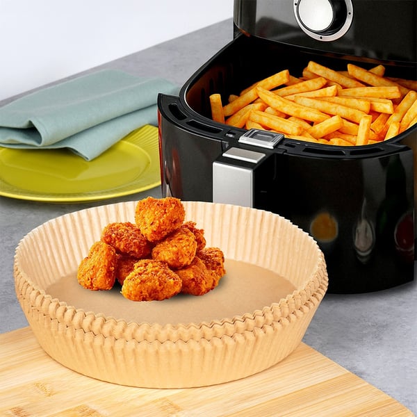 Papirindsats til oliefri airfryer rund 23 cm 300 stk