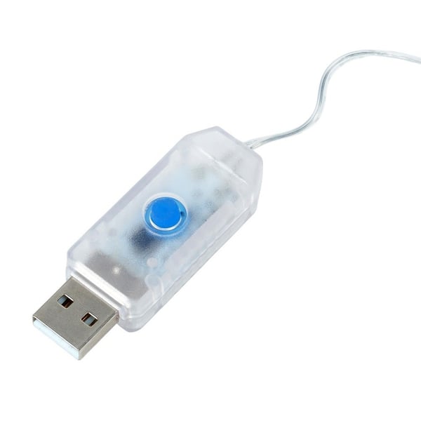 LED-valokurtiini kaukosäätimellä 300 LED 3 m