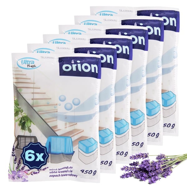 Indsats til fugtabsorber lavendel granulater ULTRA FRESH 450 g 6 stk.