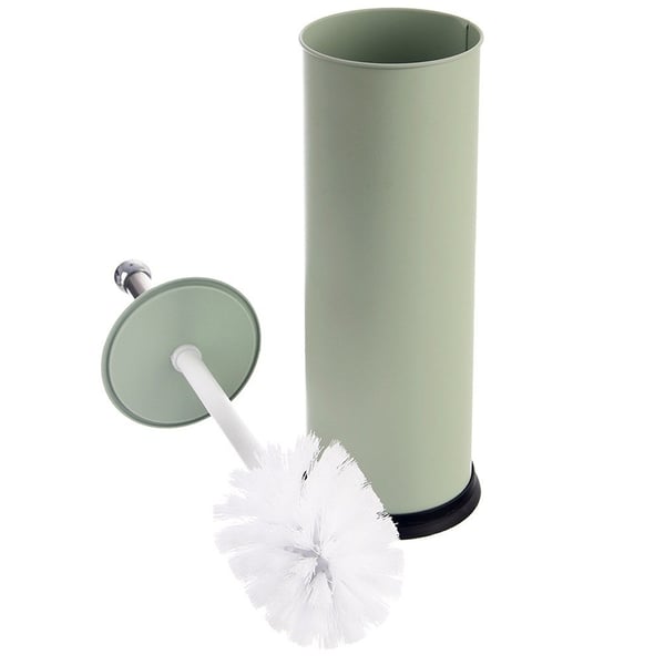 Metallinen vihreä WC-harja telineellä GREENISH 10x38,5 cm
