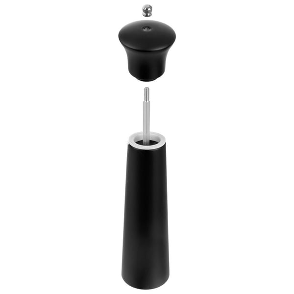 Musta puinen pippuri- ja suolamylly 21,5 cm