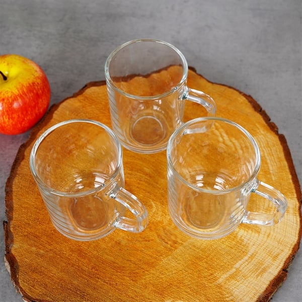 Glas för kaffe och te 230 ml 3 st