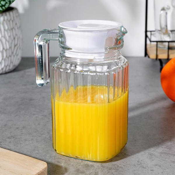 Lasinen kannu kannellinen 650 ml