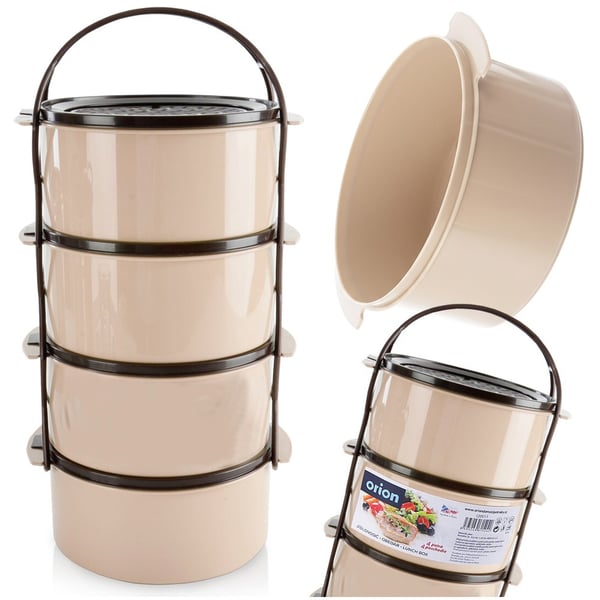 Plastik 4-lags madkasse 4x1,5 l