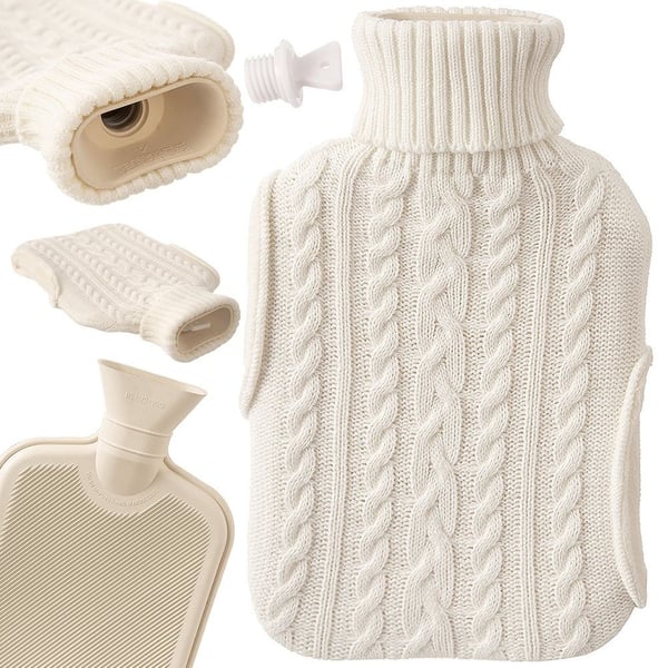 Beige lämpöpullo peitetyllä 1,6 l