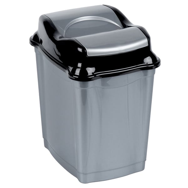 Muovinen harmaa roskakori 16 l