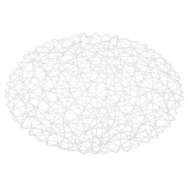 Papir bordmåtte hvid rund 35 cm