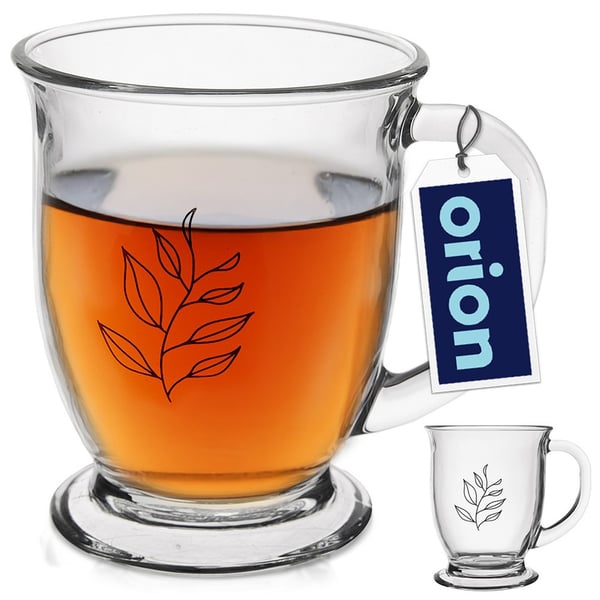 Glas mugg 450 ml
