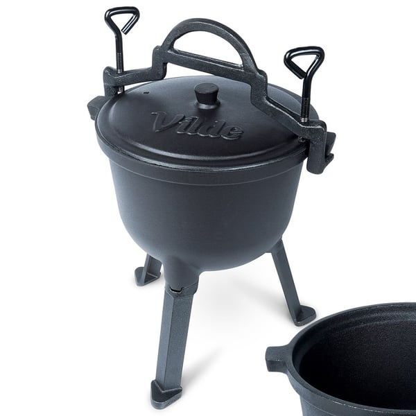Støbejernsgryde med ben og låg CAST LINE 4 l