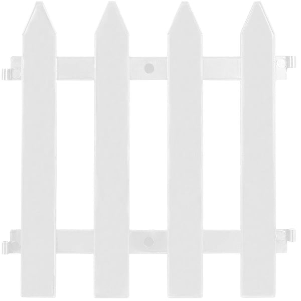 Hvidt havehegn 30x30 cm 10 stk.